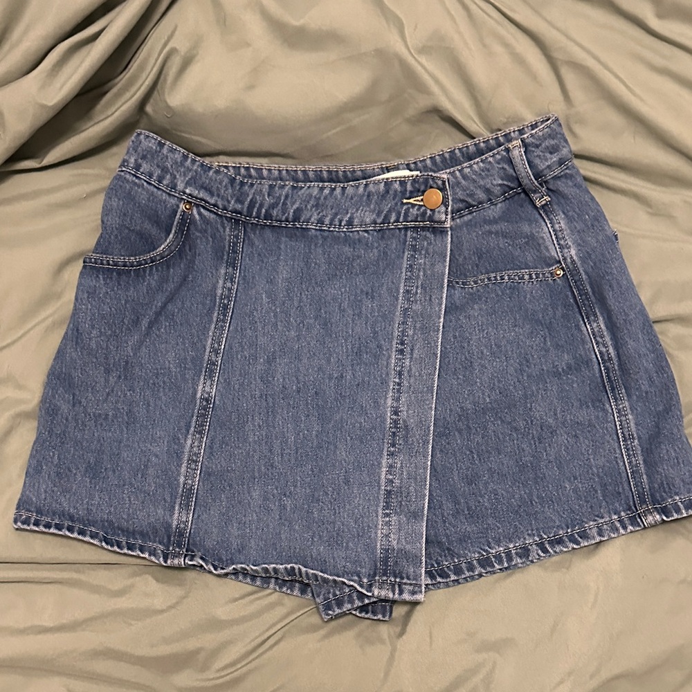 Bohme Blue Denim Skort
